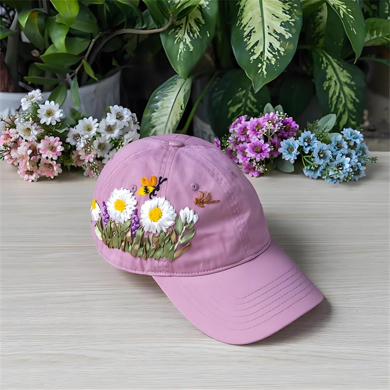 Ladies Floral Baseball Caps
